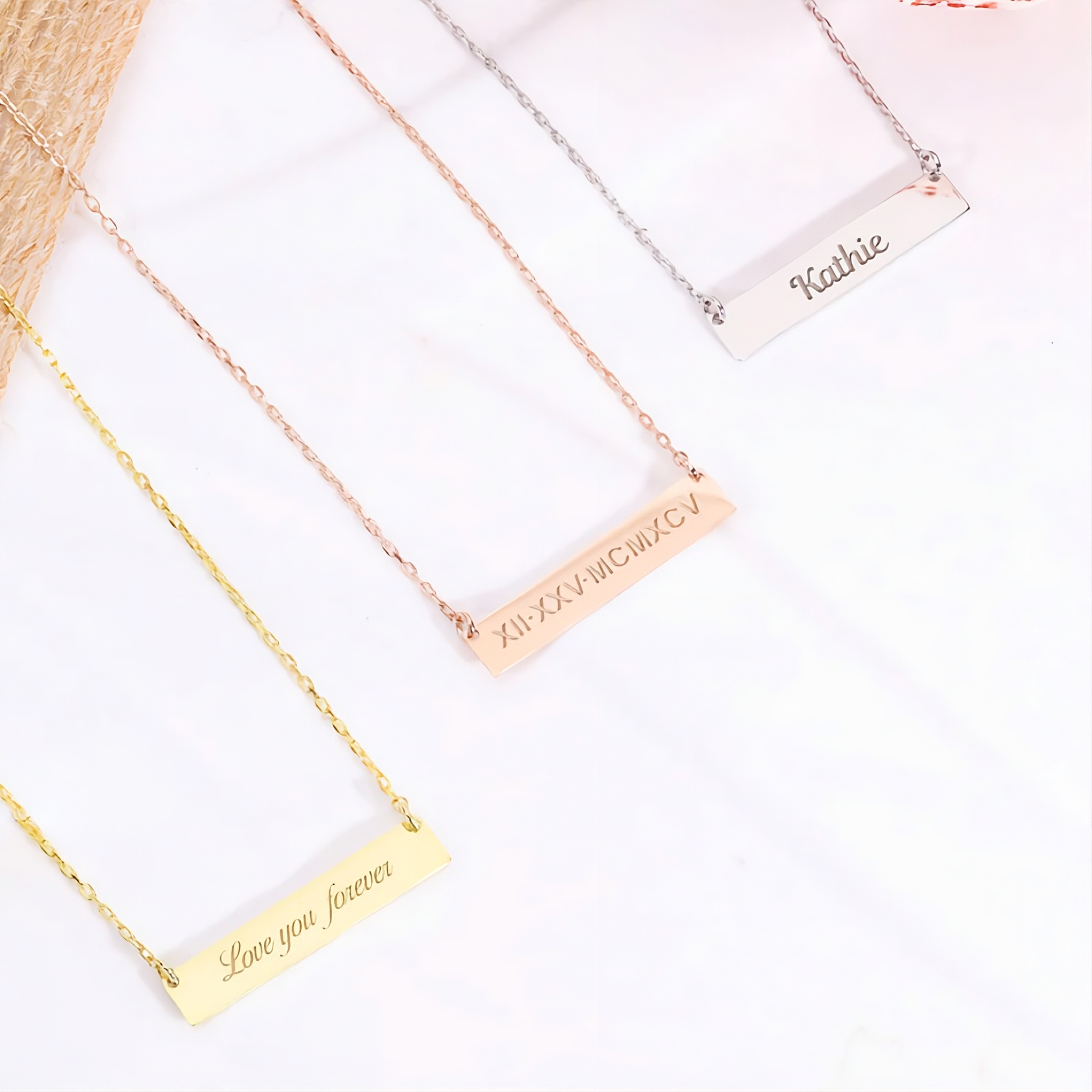 Name Bar Necklace