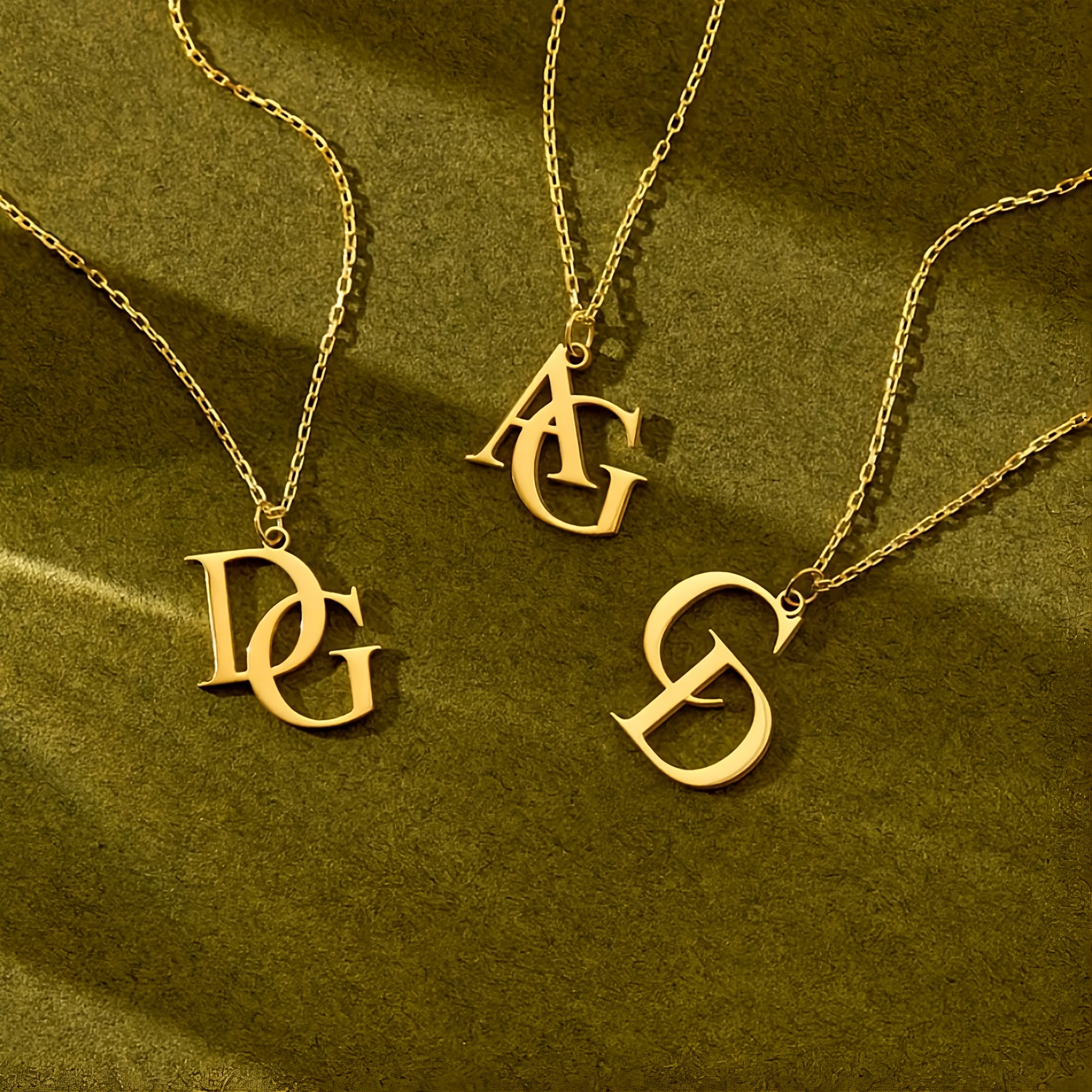 Double Initial Necklace