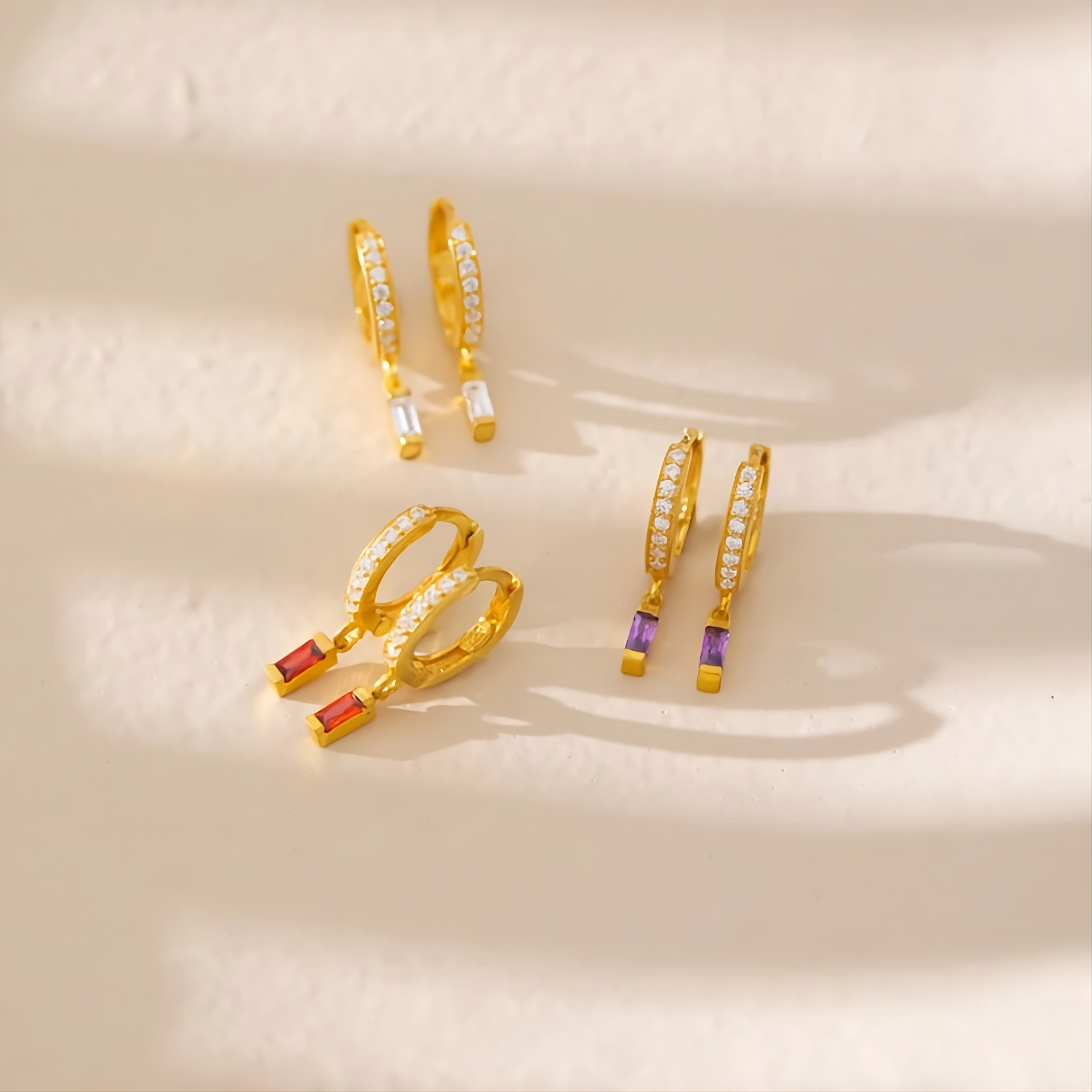 Diamond Drop Earrings