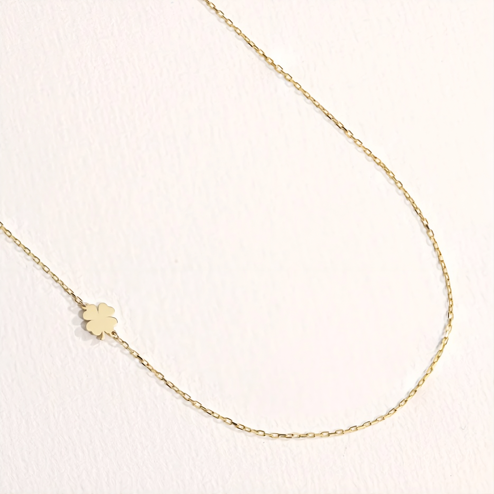 Sideways Clover Necklace