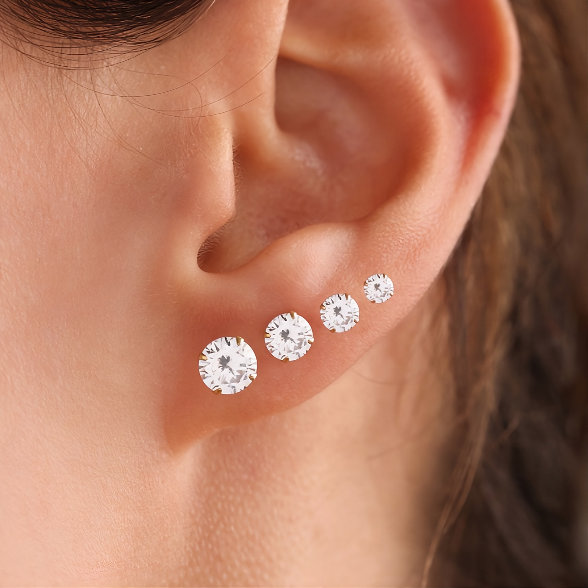Diamond Stud Earrings