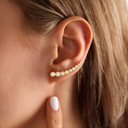 Ear Cuff Dainty & Gold Earrings