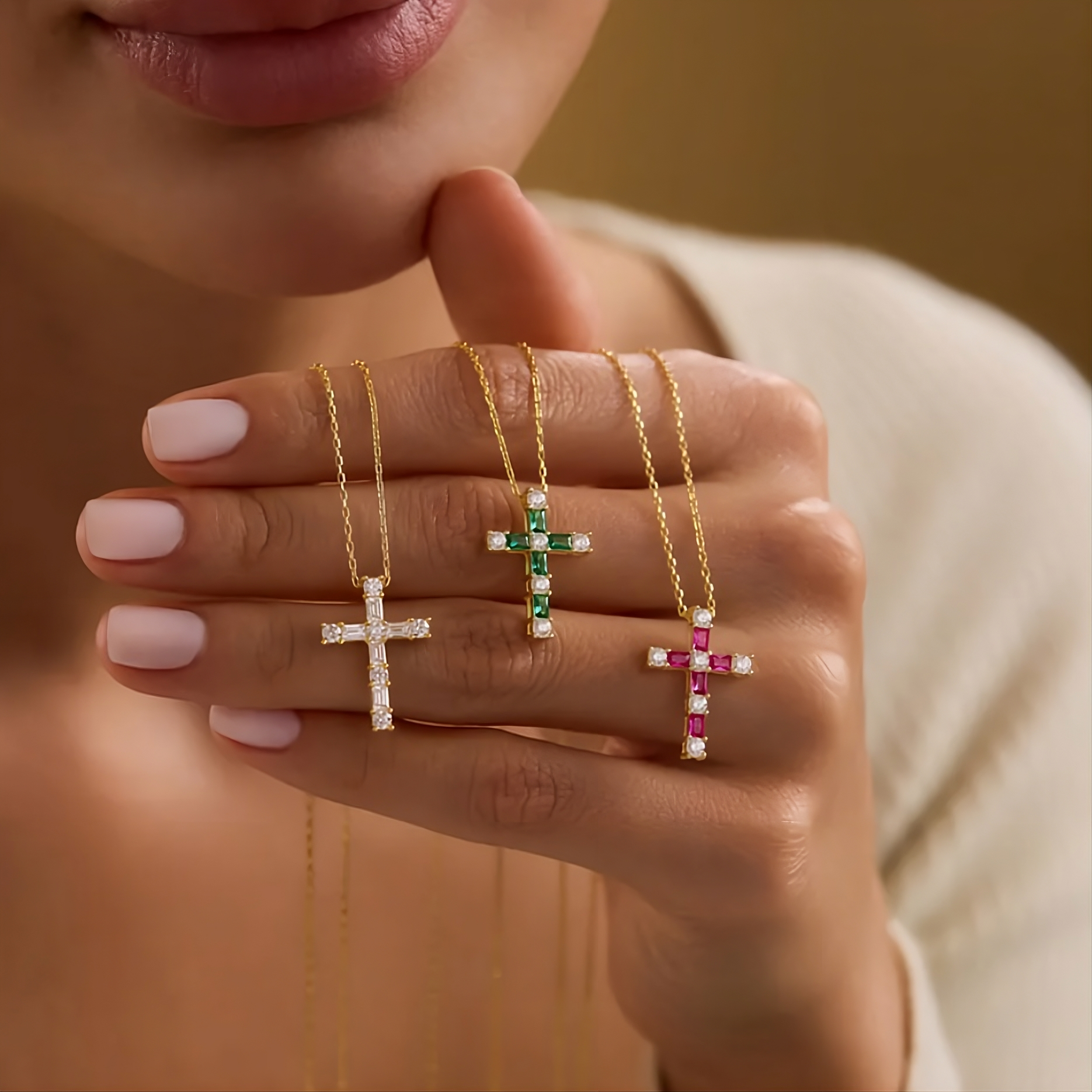 Diamond Cross Necklace