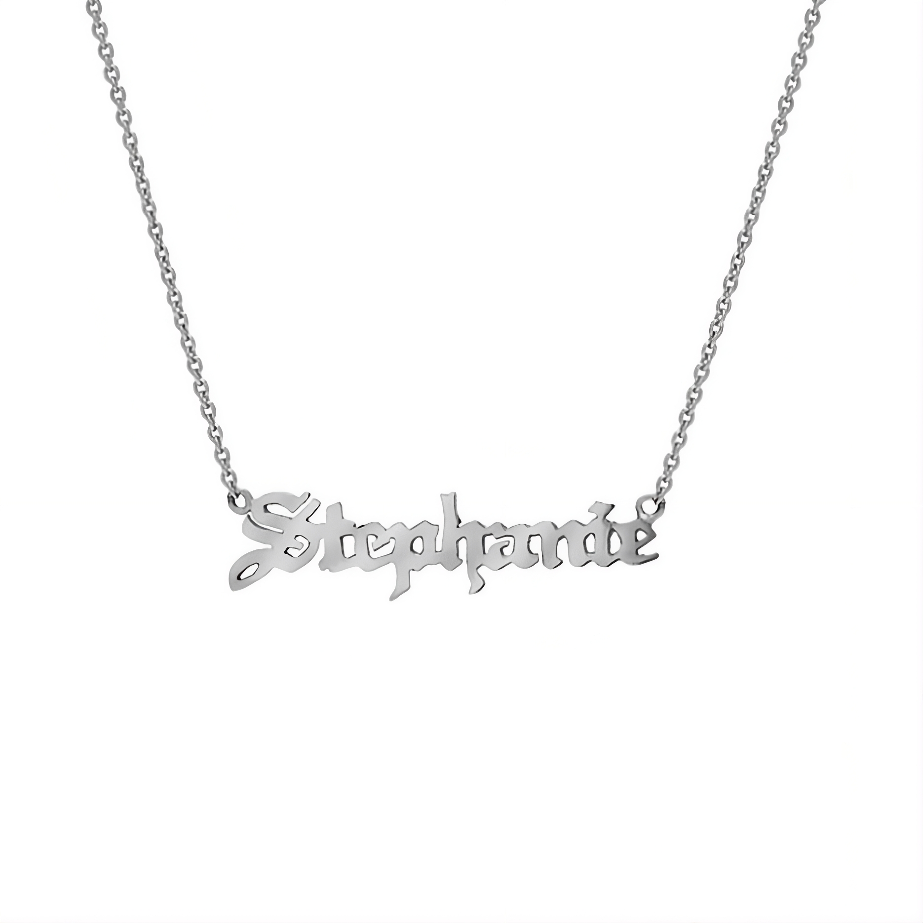 Gothic Name Necklace