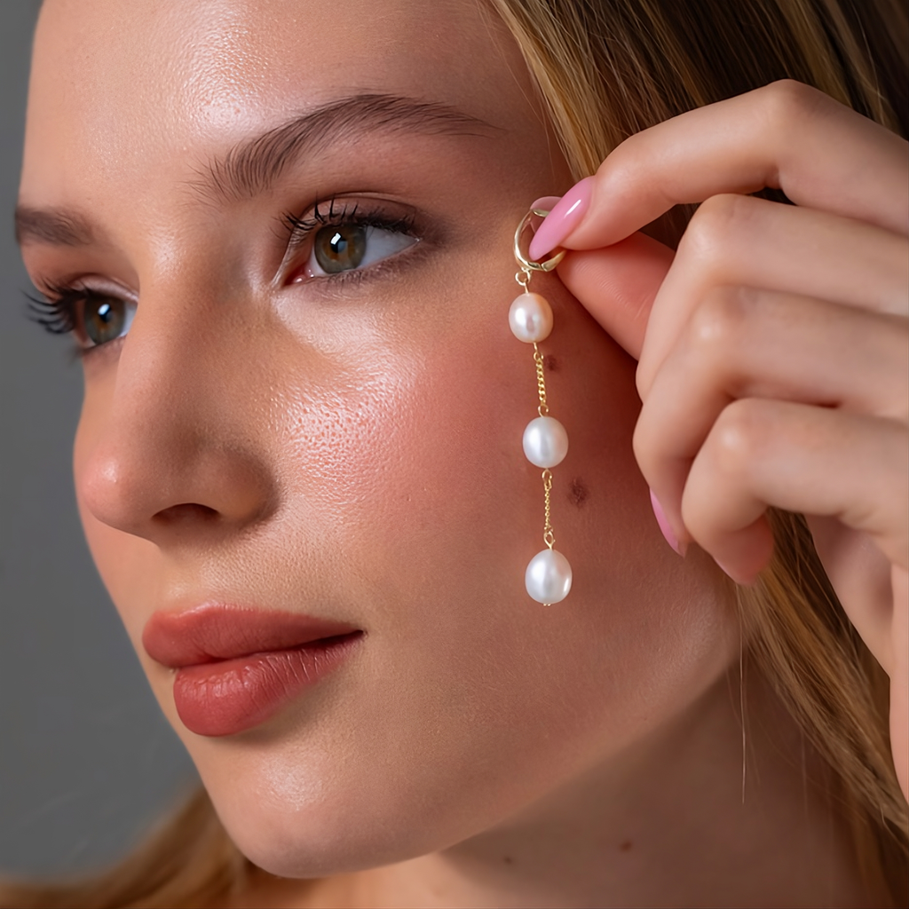 Freshwater Pearl Drop Earrings