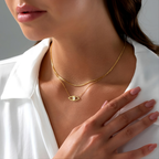 Minimalist Evil Eye Necklace