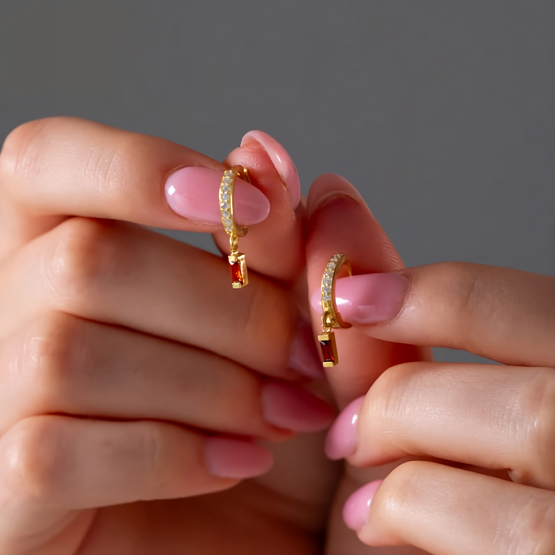 Diamond Drop Earrings