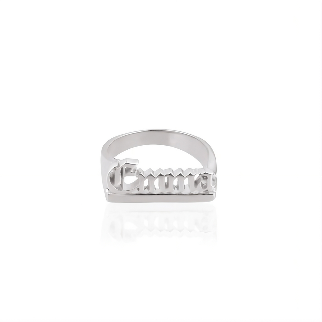Gothic Name Ring