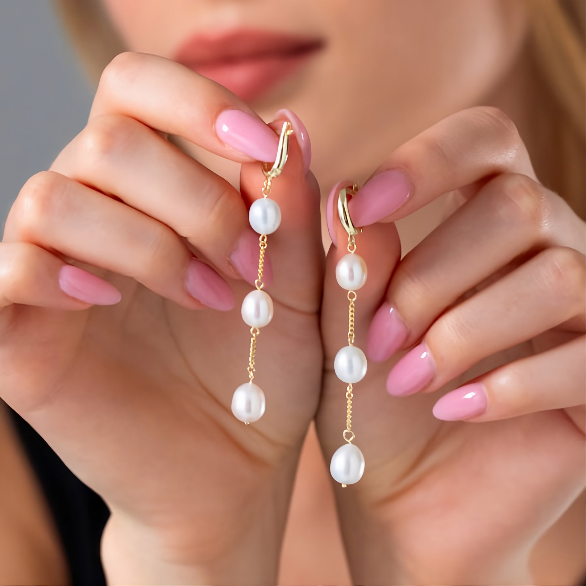 Freshwater Pearl Drop Earrings