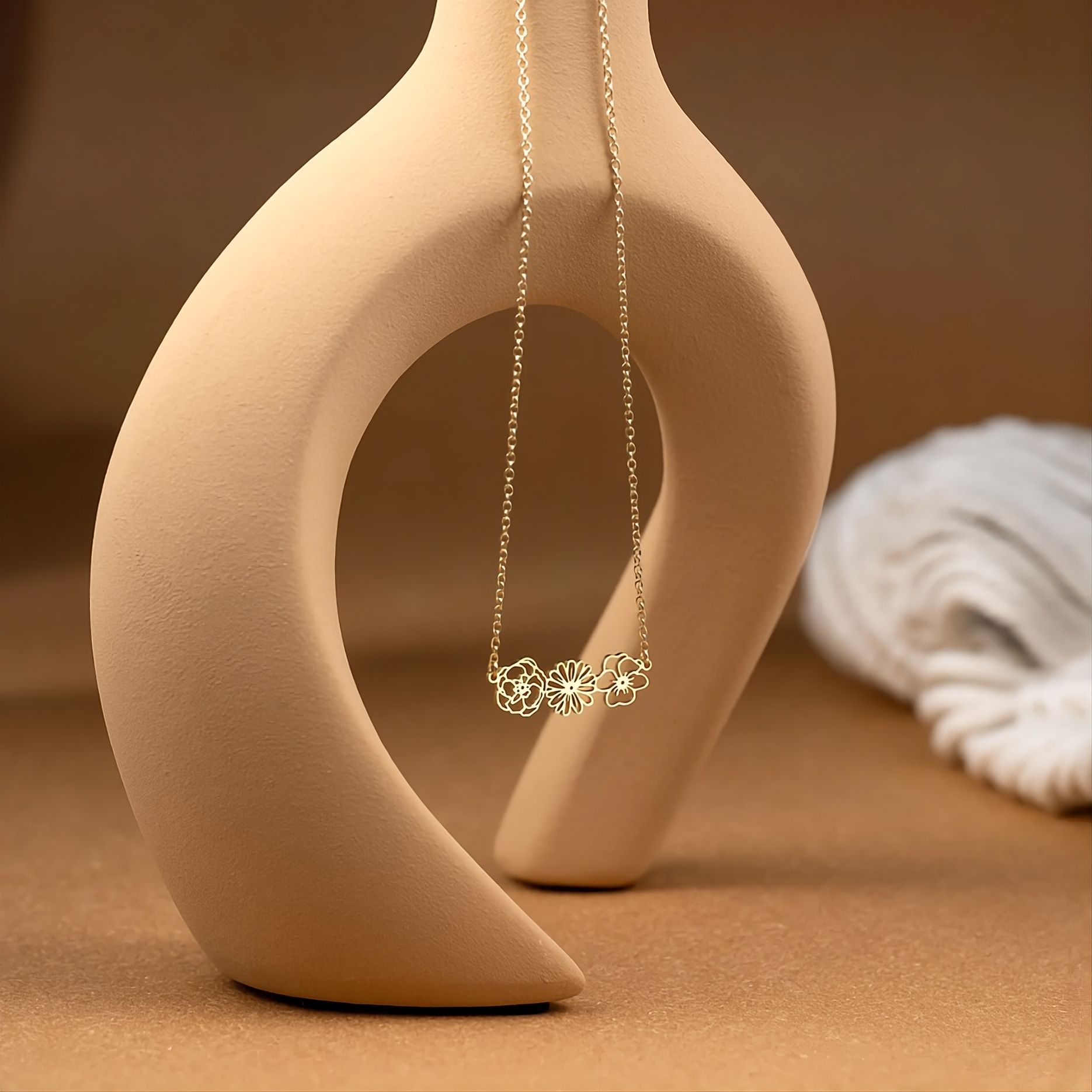 Birth Flower Necklace