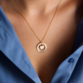 Round Heart Necklace