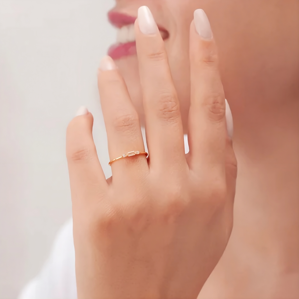 Personalized Birthstone Ring