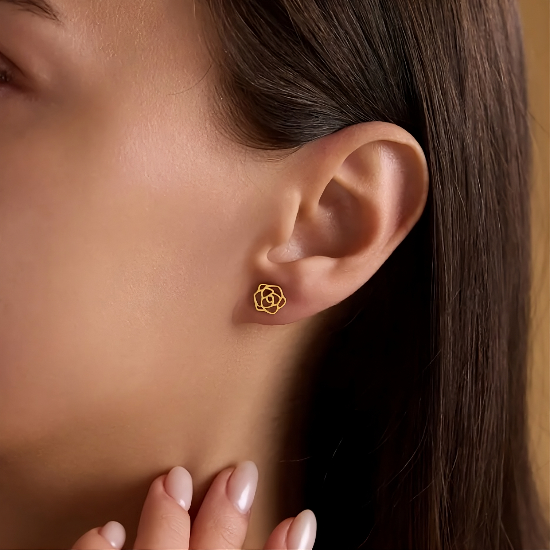 Birthflower Stud Earring