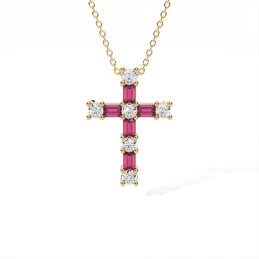 Diamond Cross Necklace
