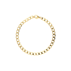 Two Curb Chain Bracelet
