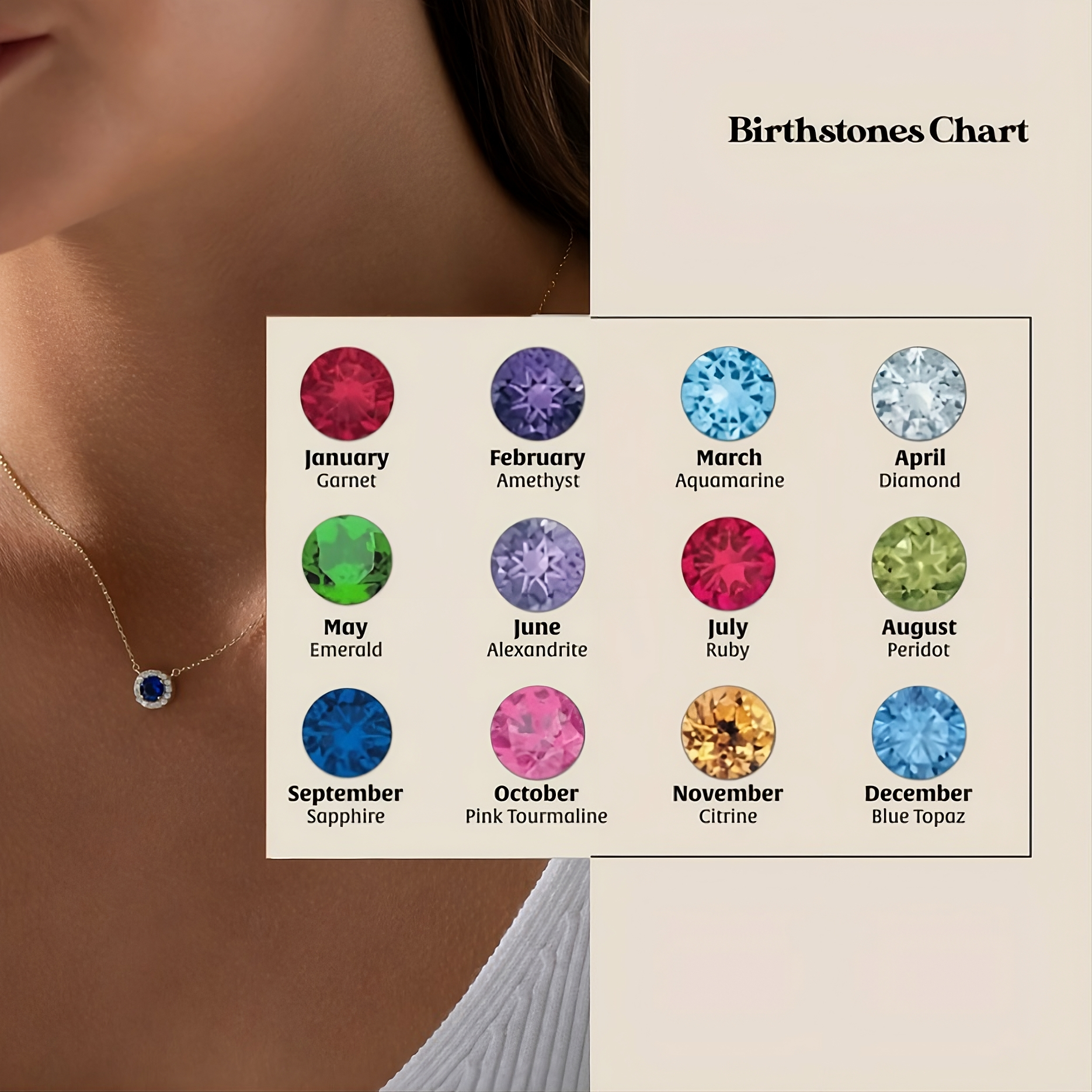Birthstone Necklace