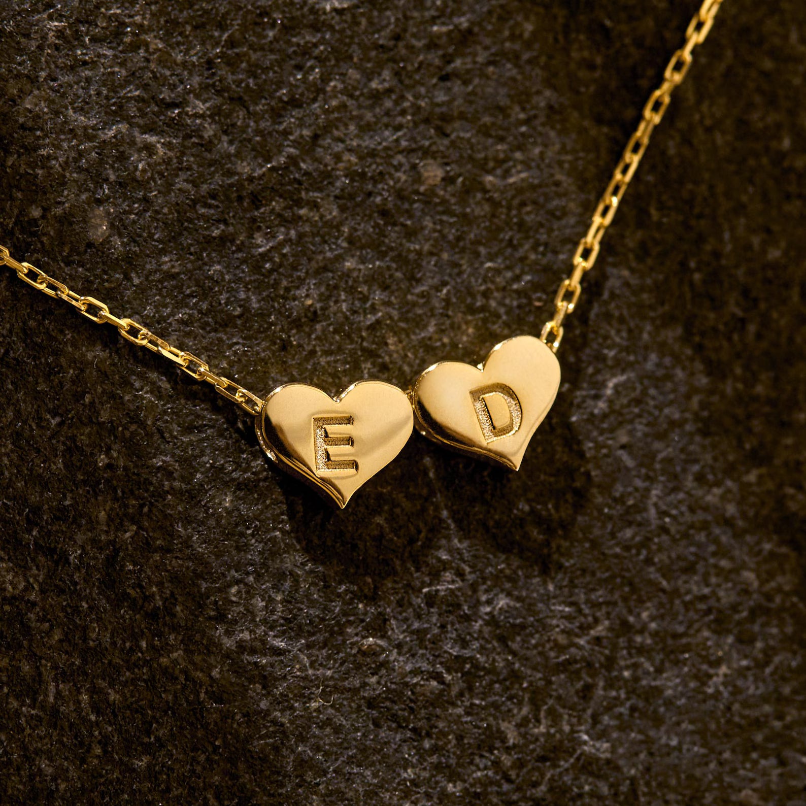 Heart Initial Necklace