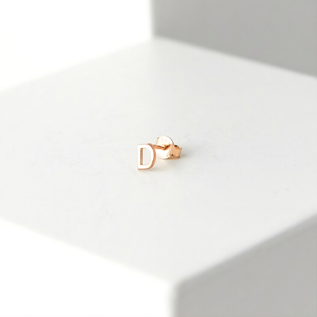 Initial Earrings