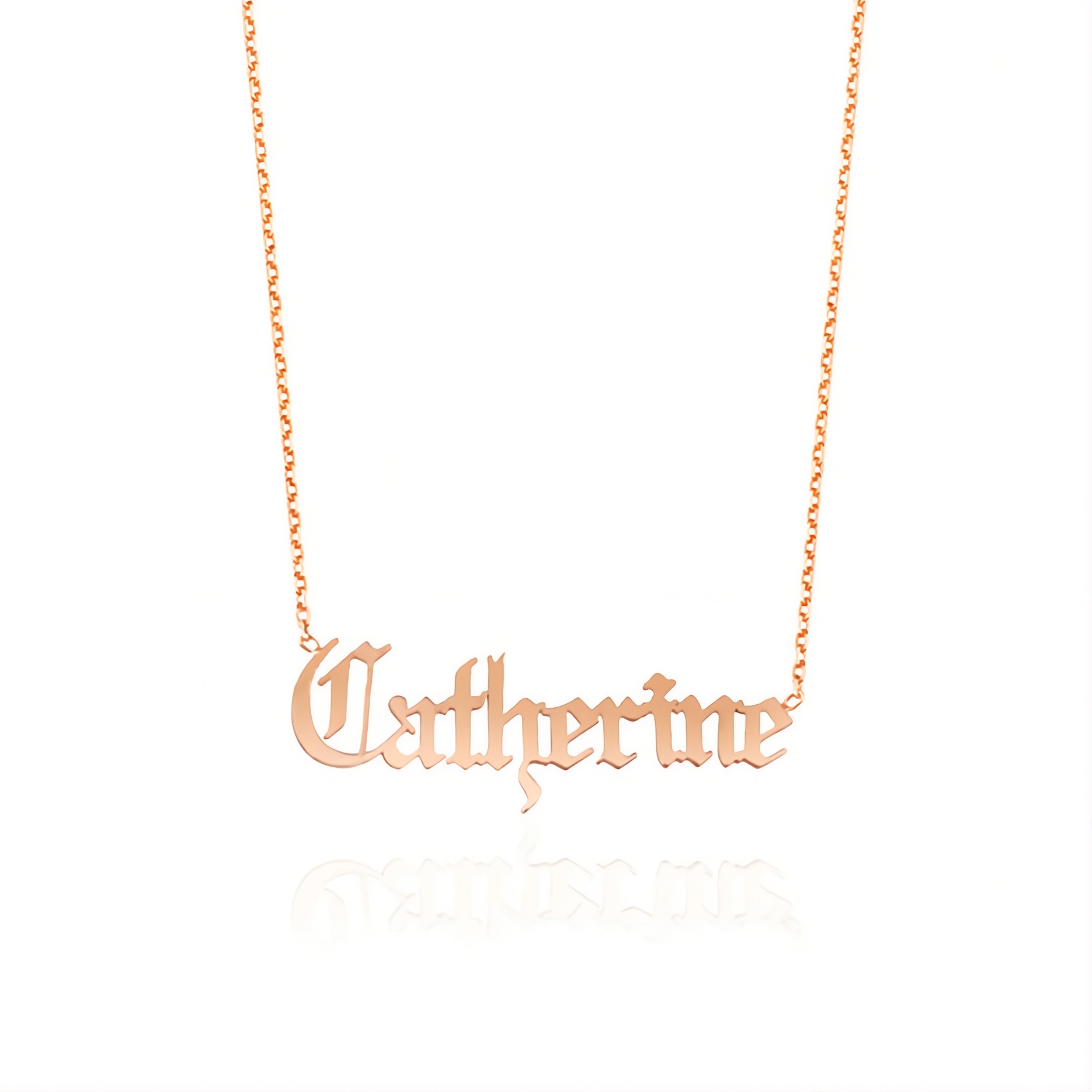Gothic Name Necklace