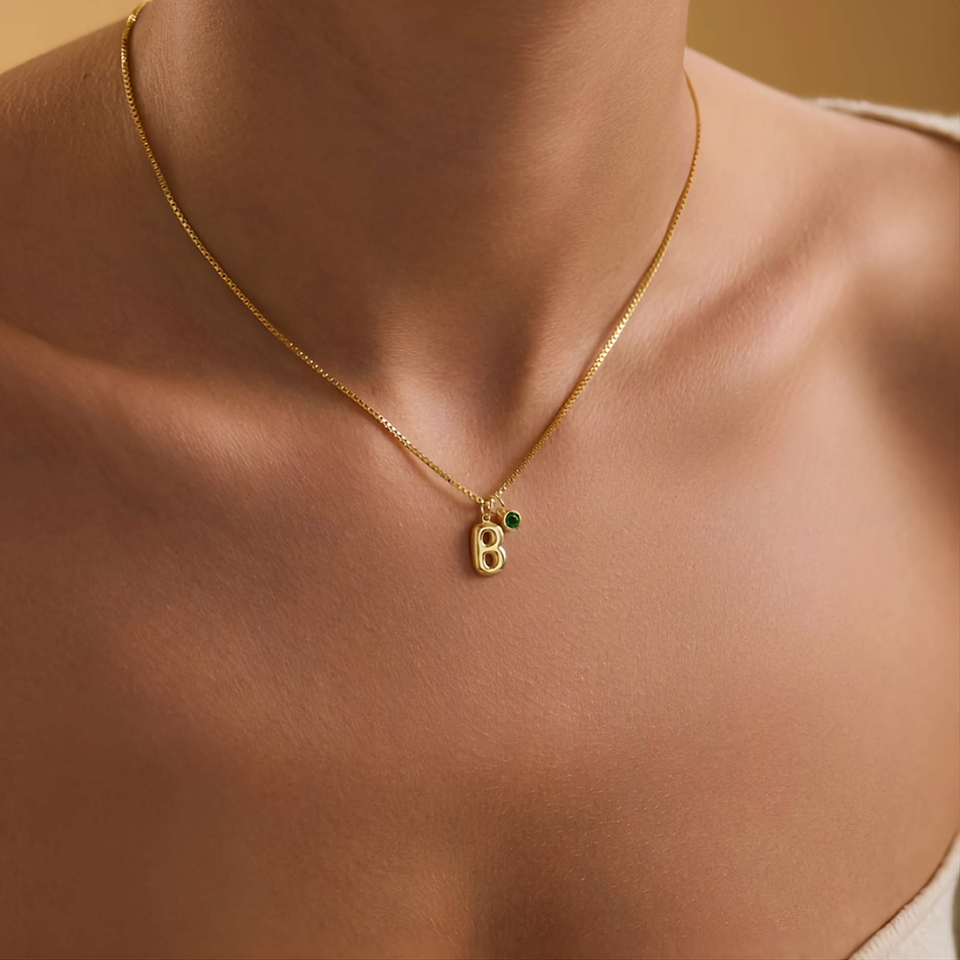 Bubble Letter Necklace