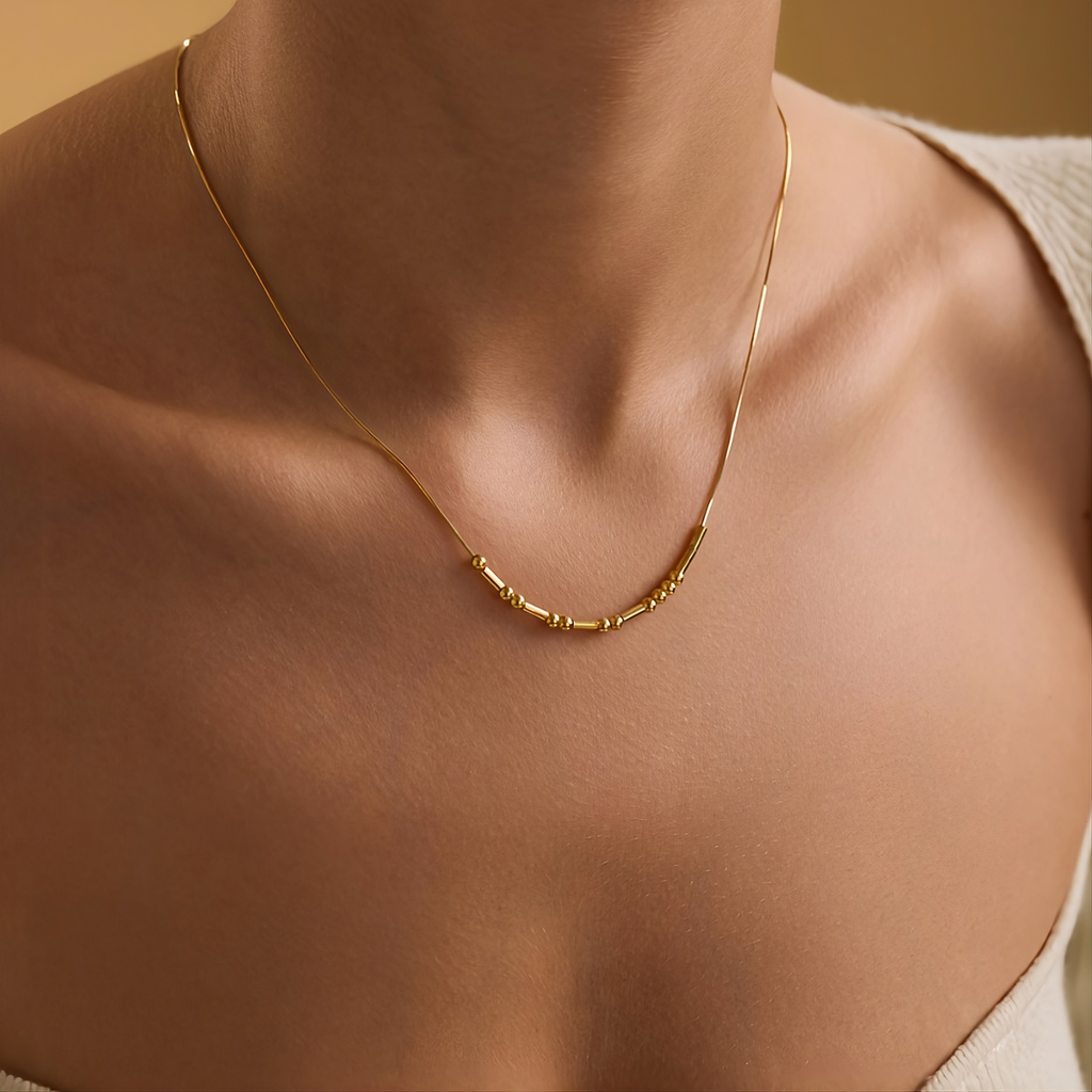 Morse Code Necklace
