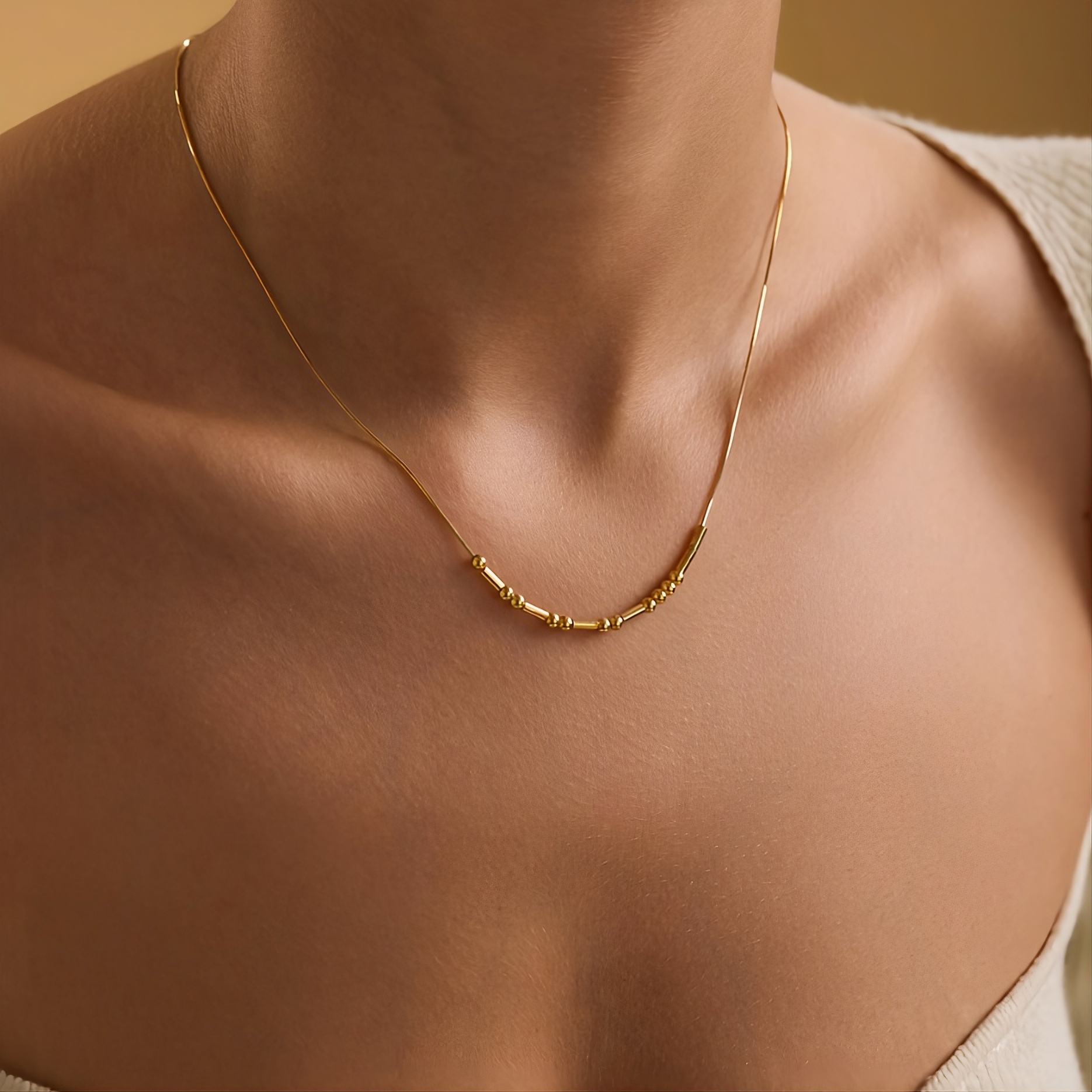 Morse Code Necklace