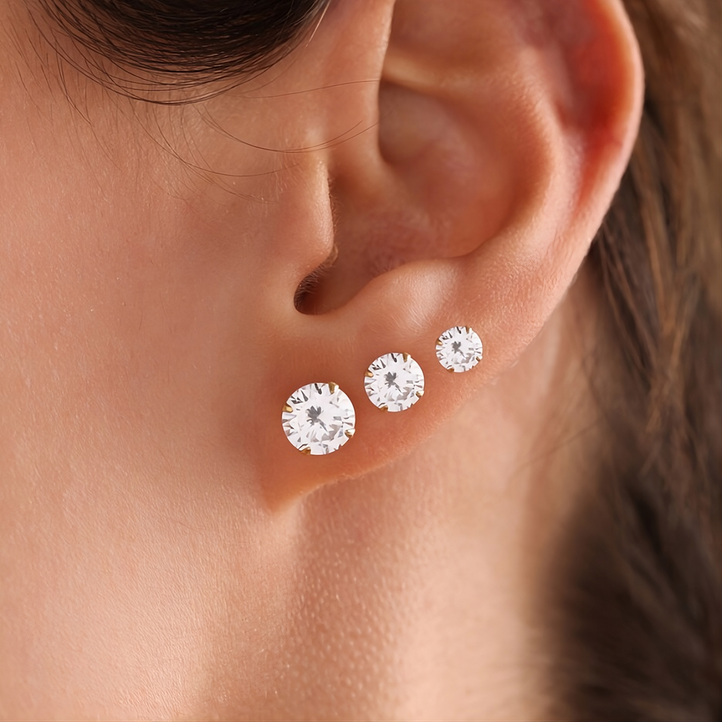 Diamond Stud Earrings