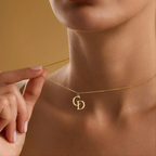 Double Initial Necklace