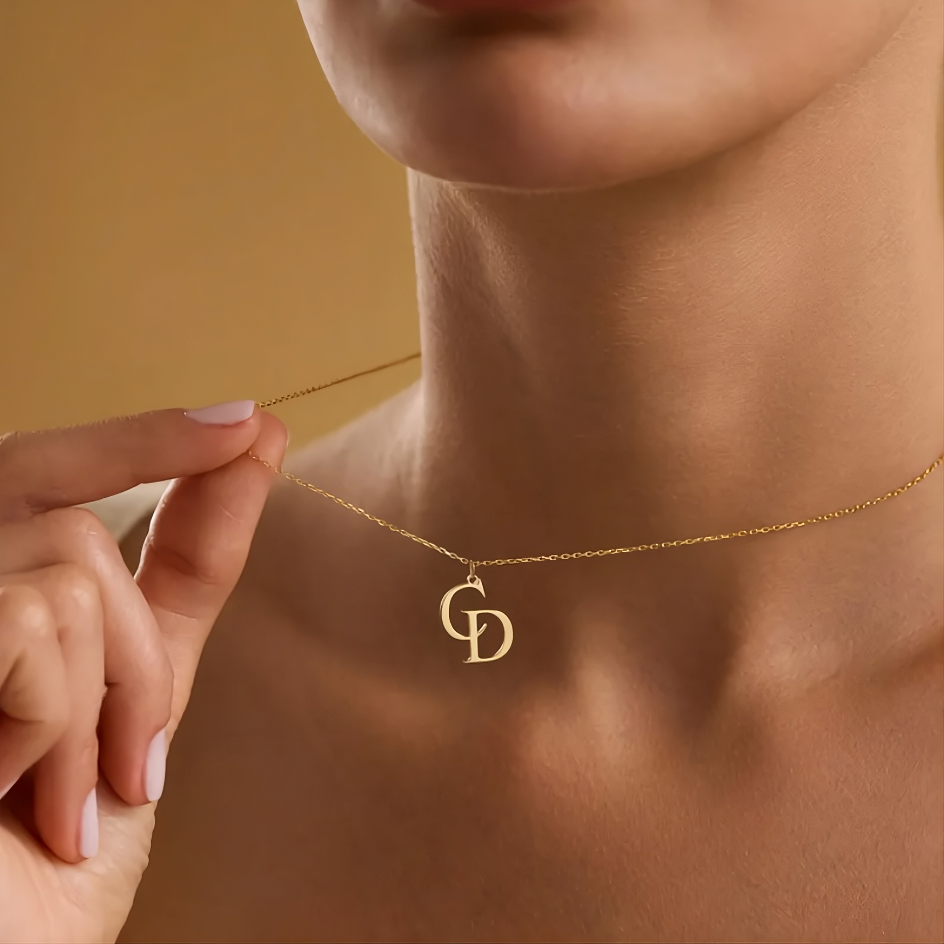 Double Initial Necklace