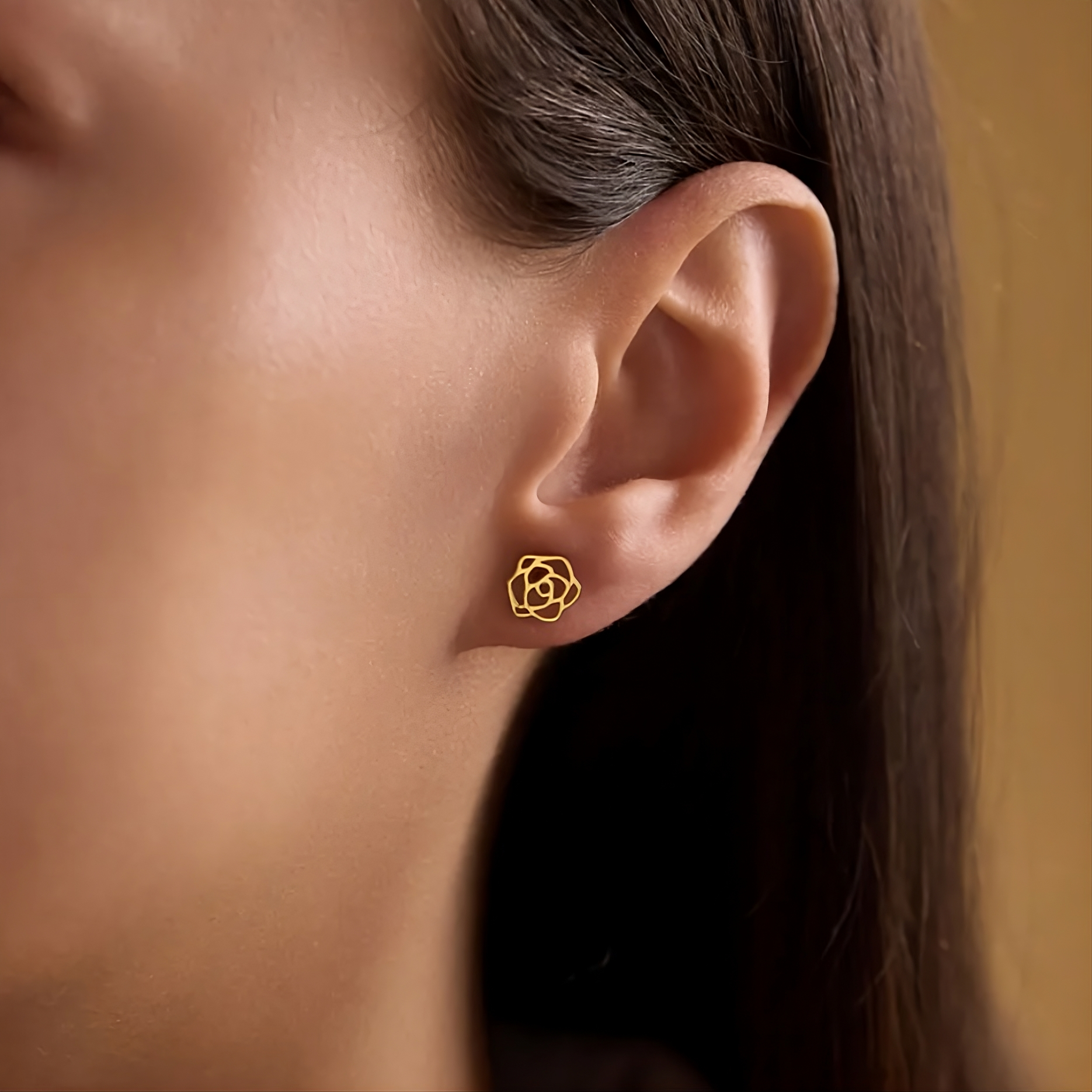 Birthflower Stud Earring