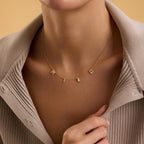 Bubble Letter Initial Pendant