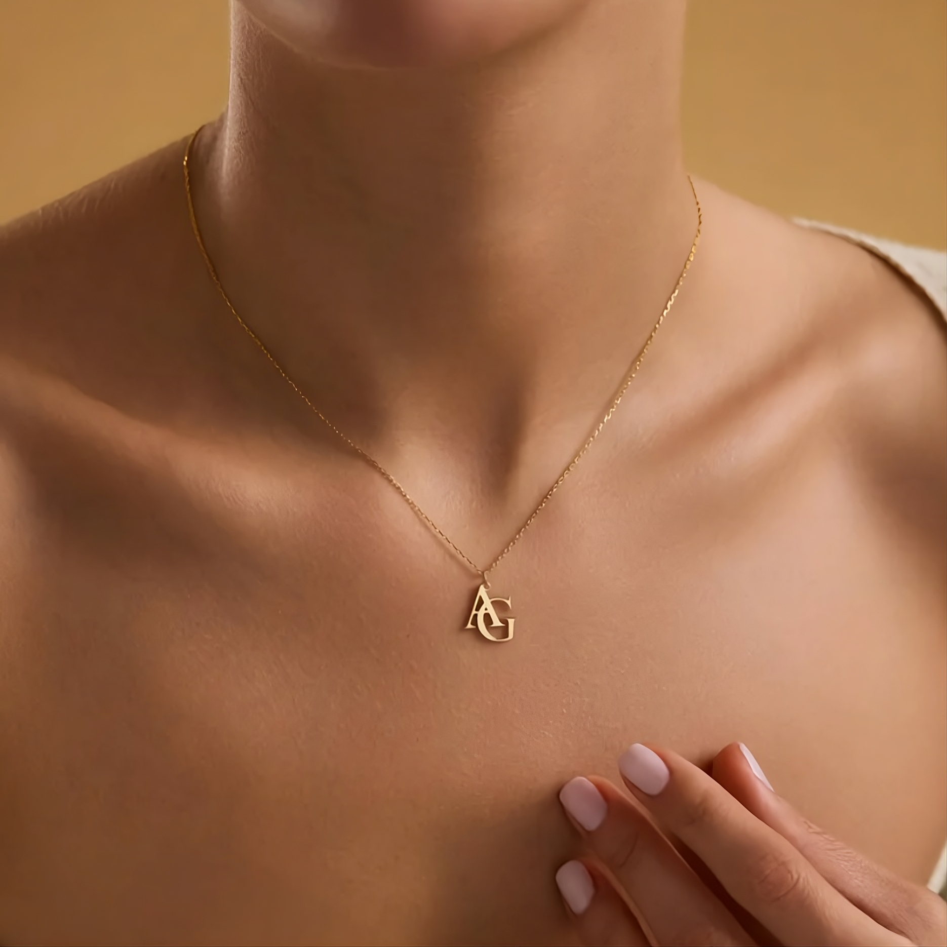 Double Initial Necklace