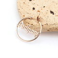 Name Hoop Earring