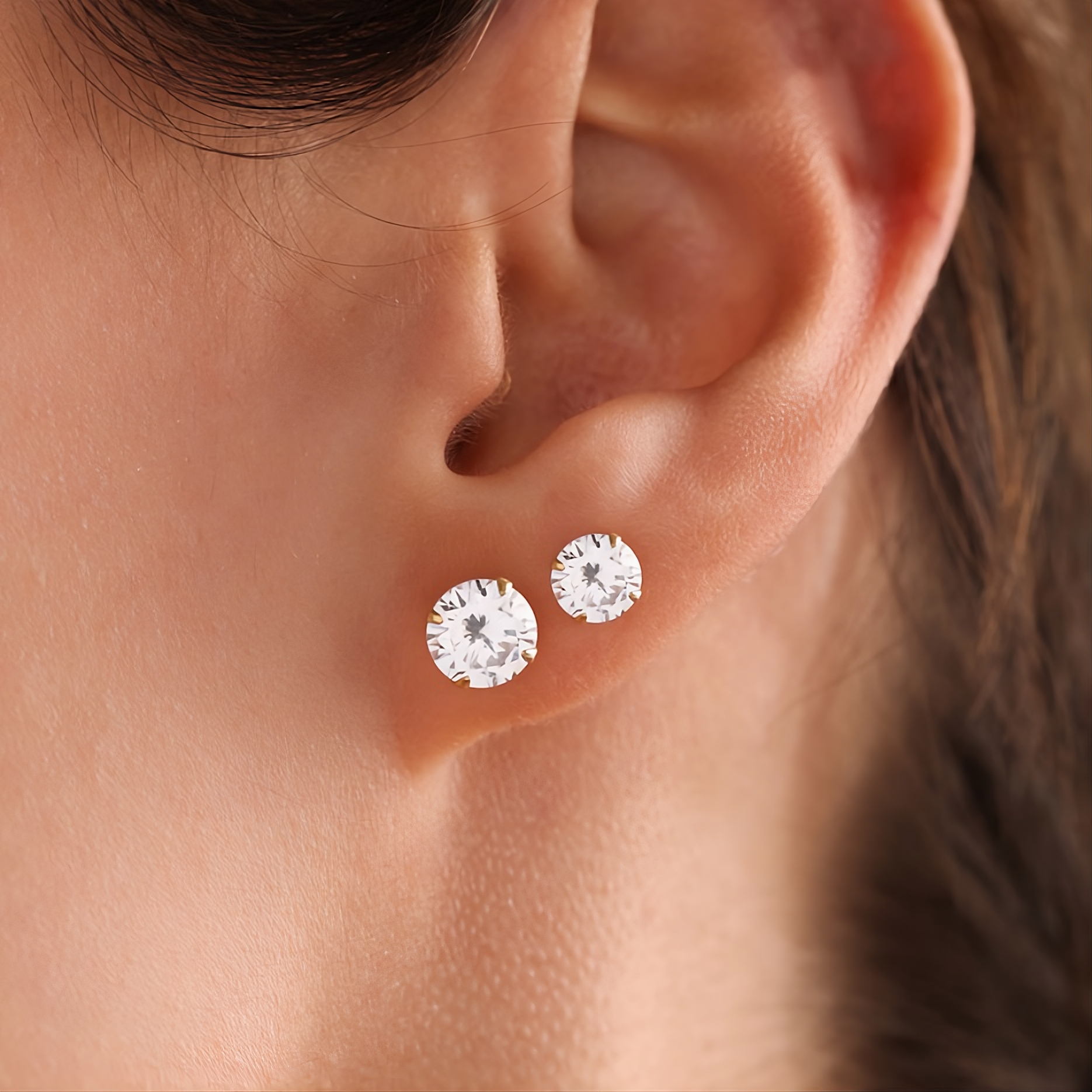 Diamond Stud Earrings