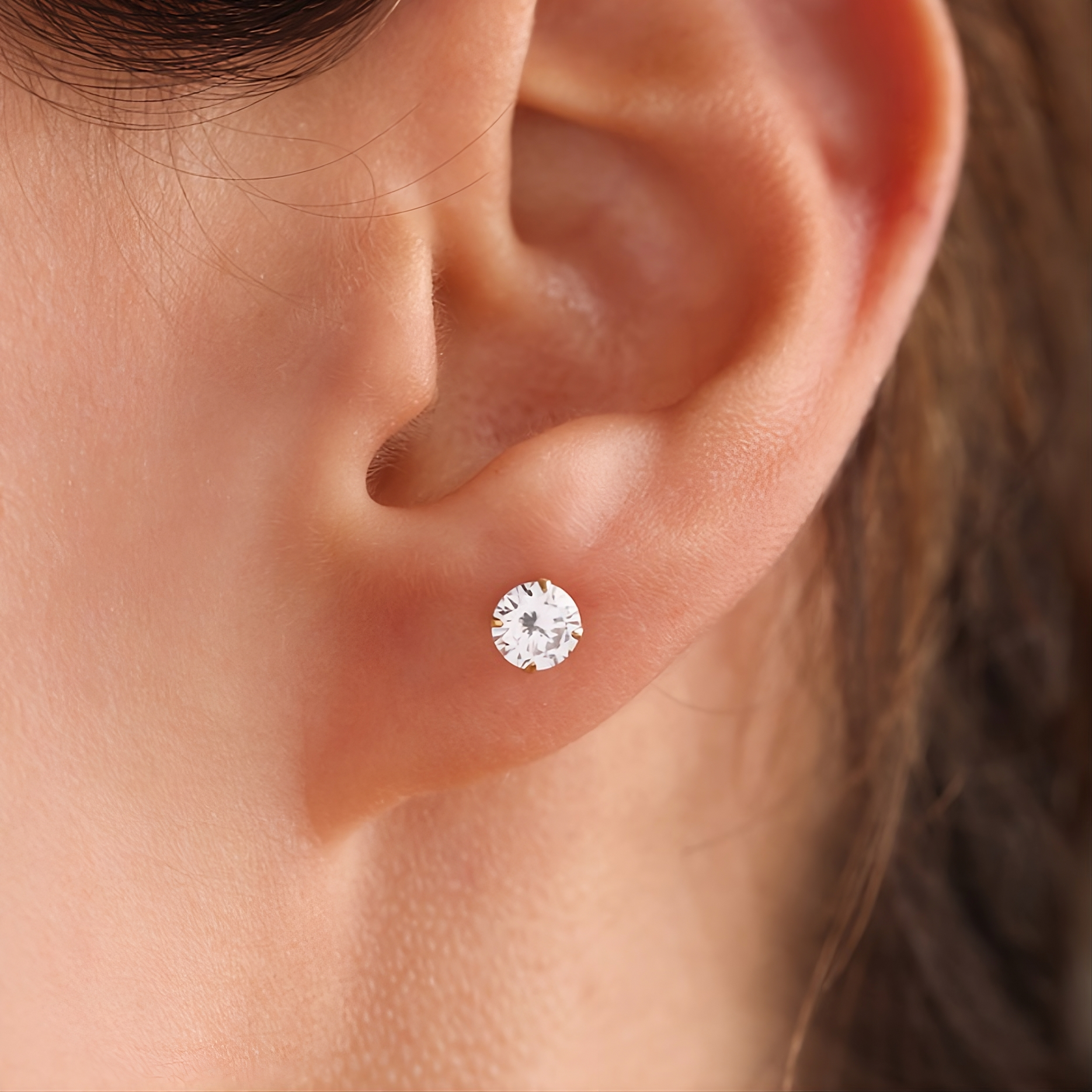 Diamond Stud Earrings