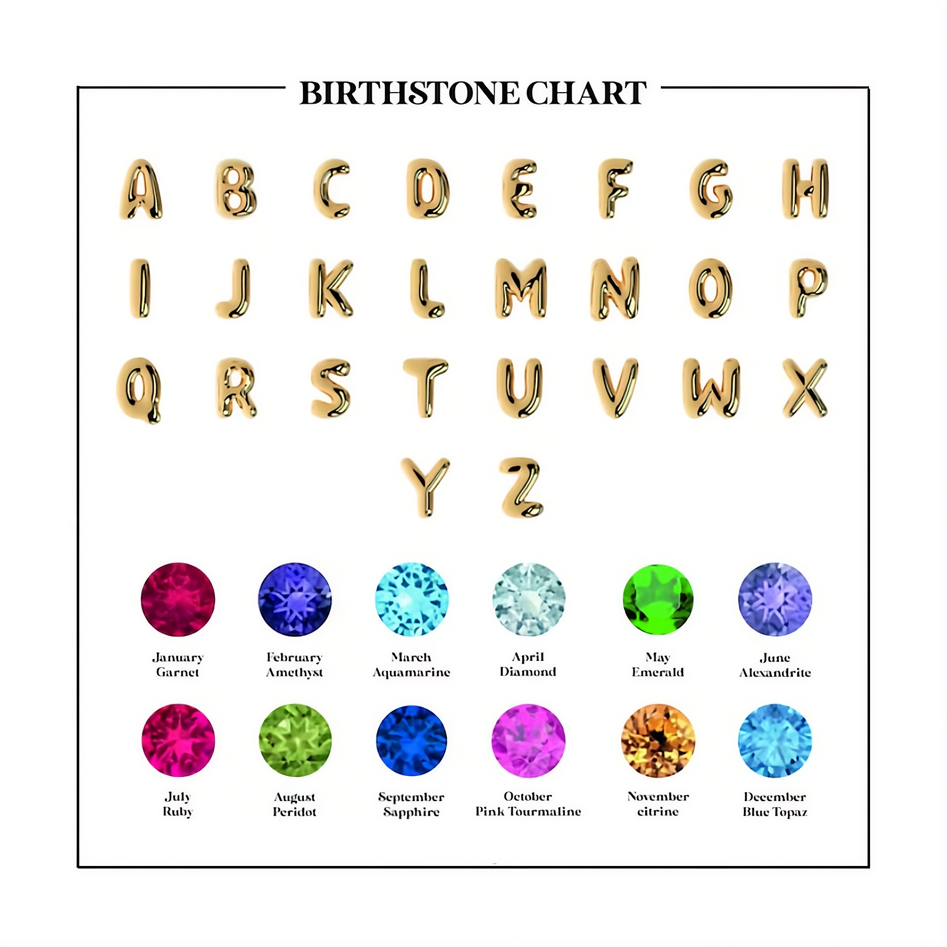 Bubble Letter Necklace