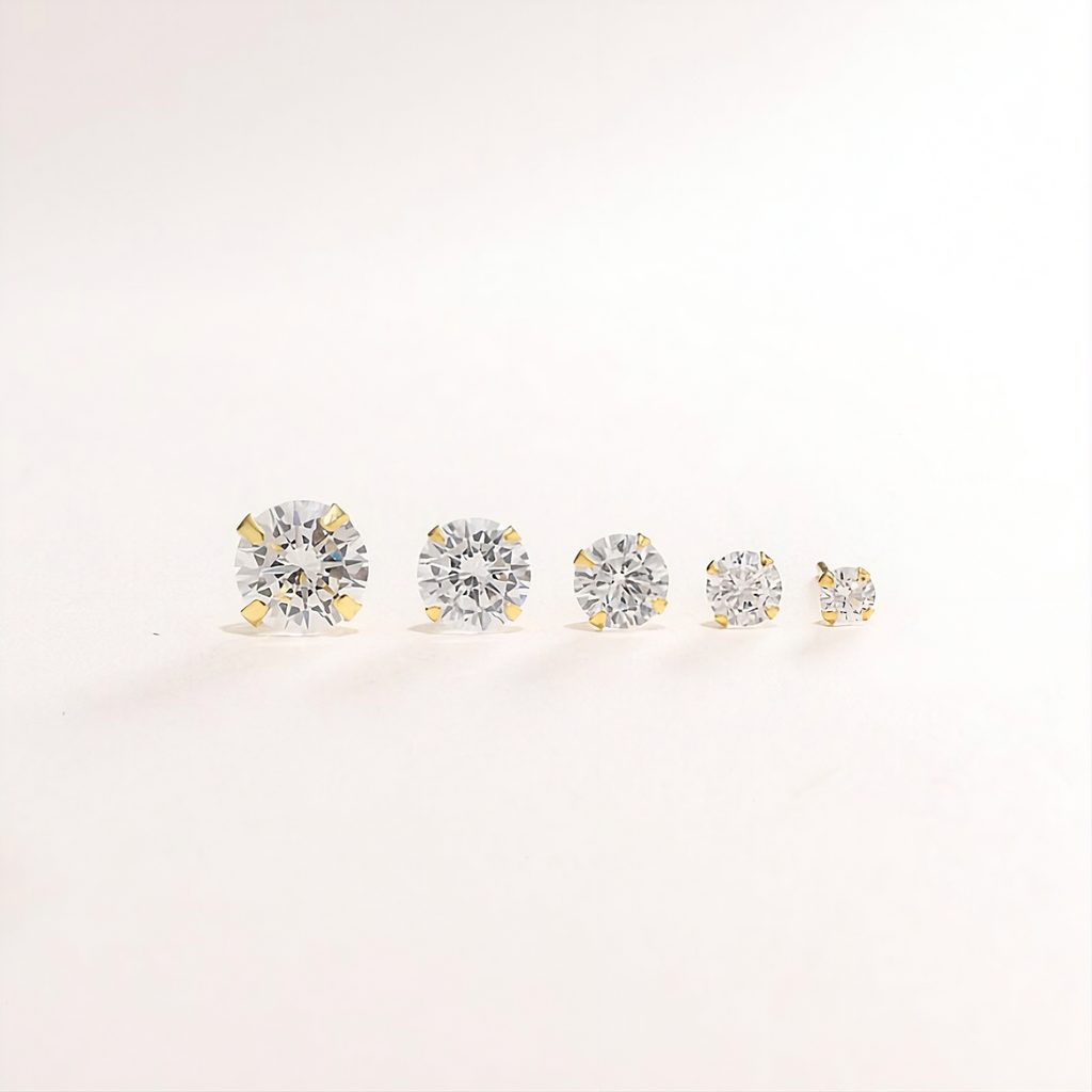 Diamond Stud Earrings