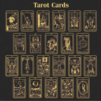 Tarot Necklace in Box Chain