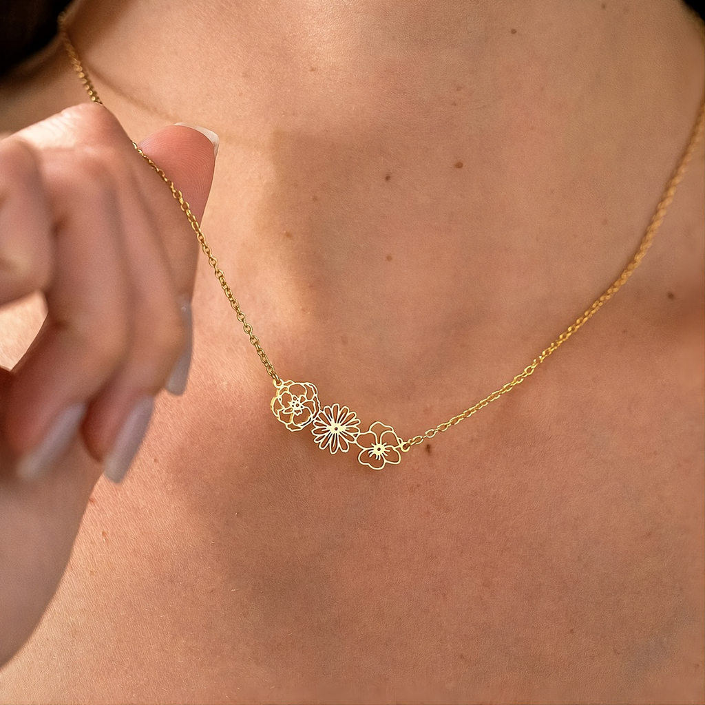 Birth Flower Necklace