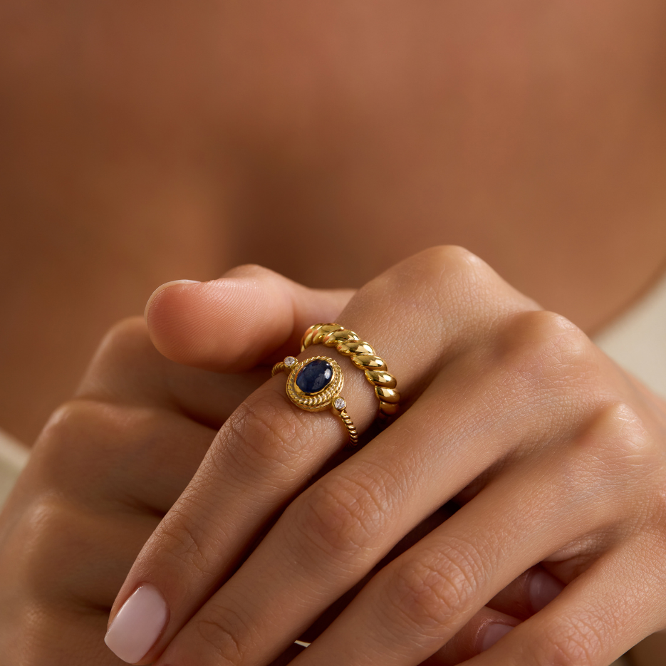 Oval Sapphire Ring