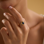 Oval Sapphire Ring