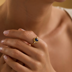 Oval Sapphire Ring