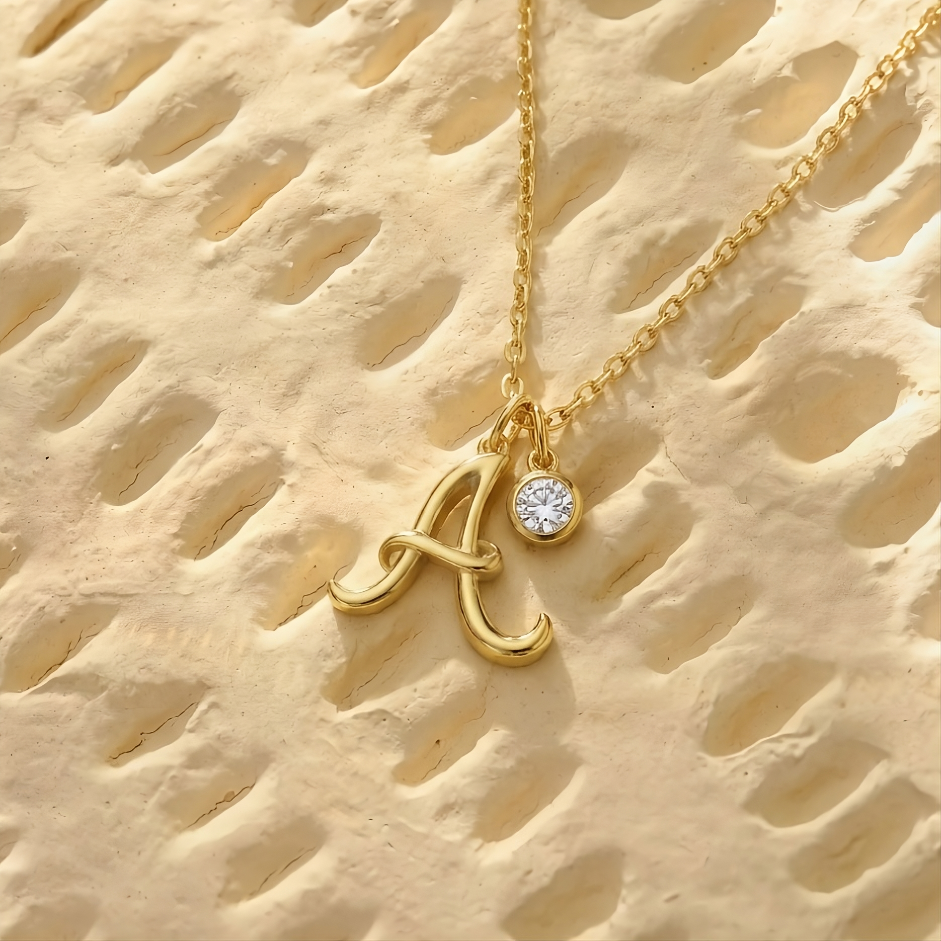 Personalized Gold Initial Necklace