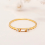 Personalized Birthstone Ring