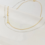 Sideways Initial Necklace