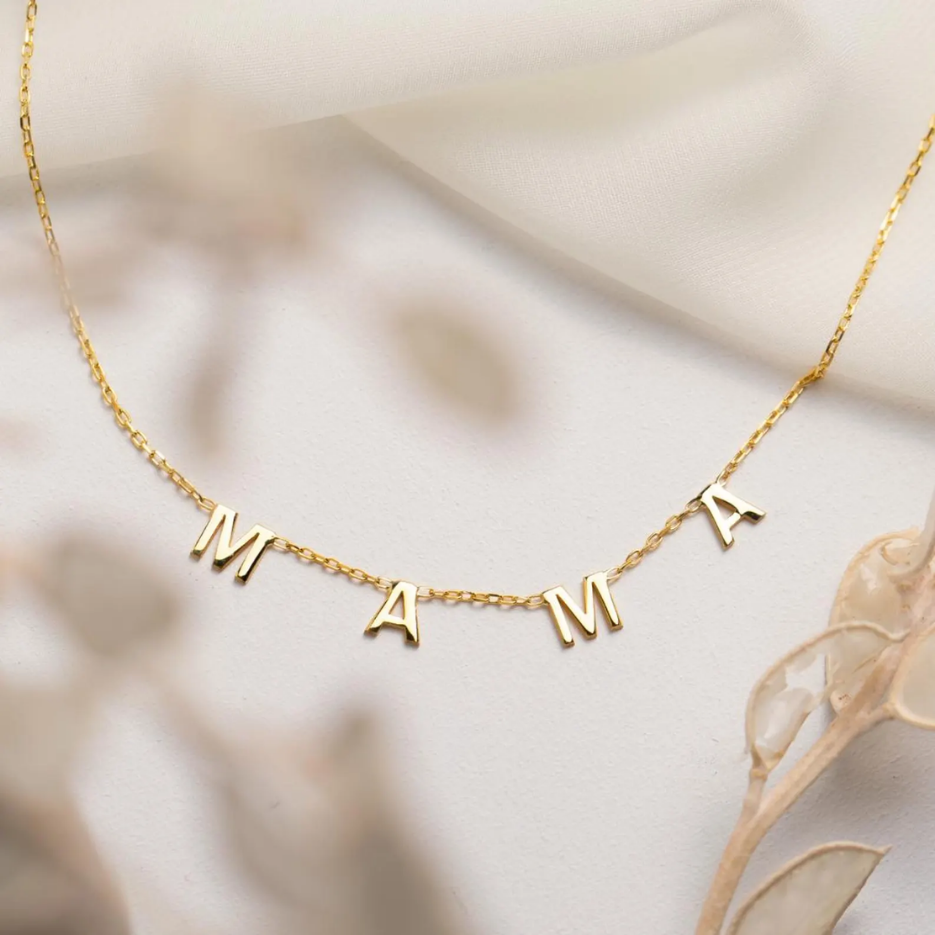 Mama Letter Necklace