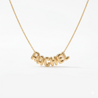 Balloon Initial Name Necklace