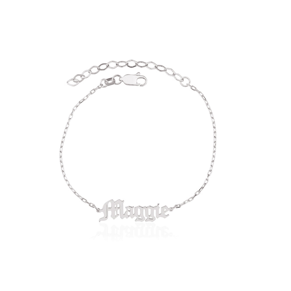 Gothic Name Bracelet