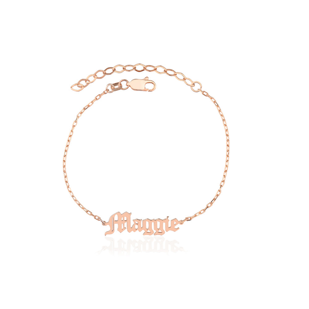 Gothic Name Bracelet