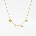 Bubble Letter Initial Pendant